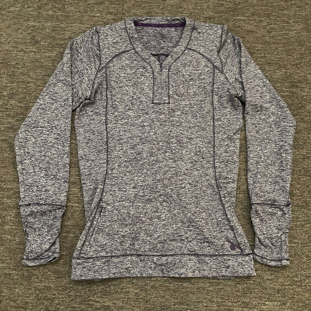 Outdoor Research Women's Large Melody Purple Full Zip Thumbholes Running Jacket